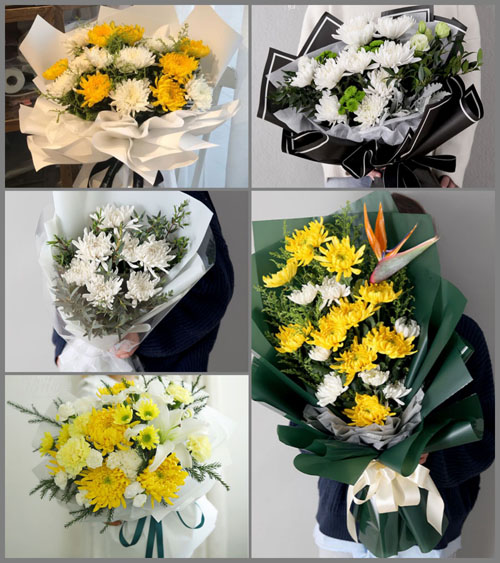 内蒙古赤峰市翁牛特旗白音他拉苏木乡白事花束代送